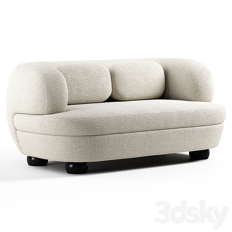 Pierre Augustin Rose – The Sofa Vendome 160 3DS Max Model - thumbnail 1