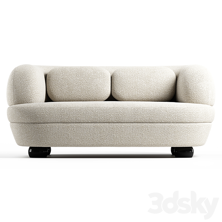 Pierre Augustin Rose – The Sofa Vendome 160 3DS Max Model - thumbnail 2