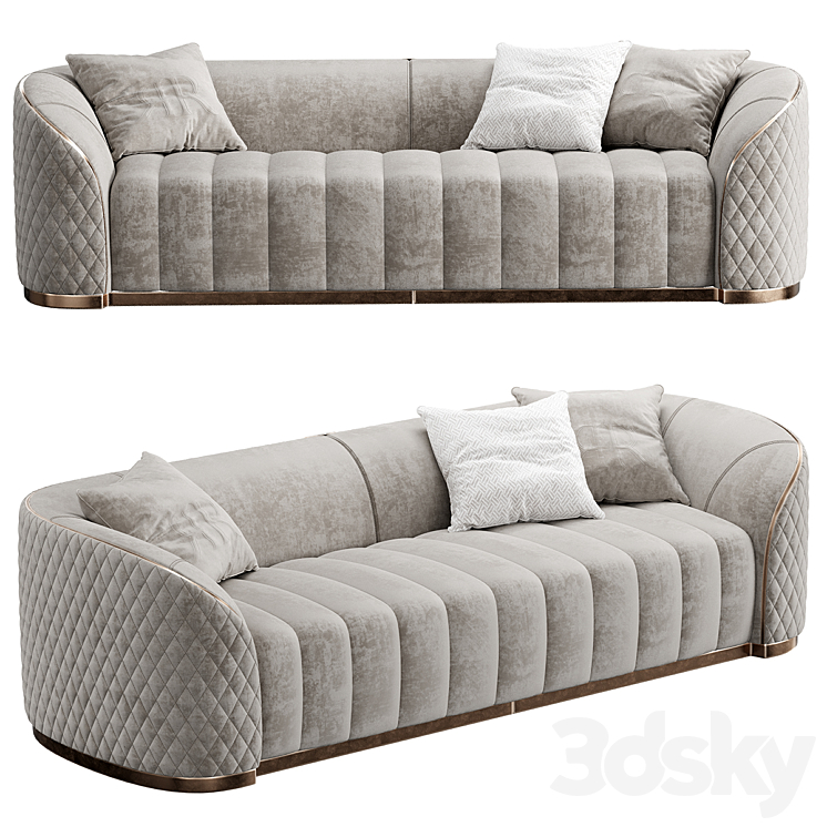 PIERRE SOFA S 3DS Max Model - thumbnail 1