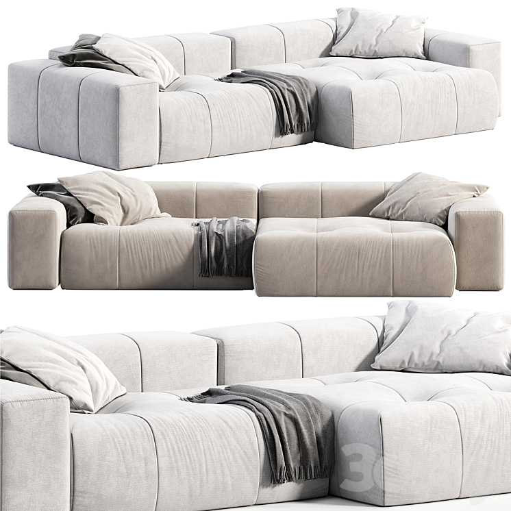 Pixel sofa by Saba 3DS Max Model - thumbnail 1