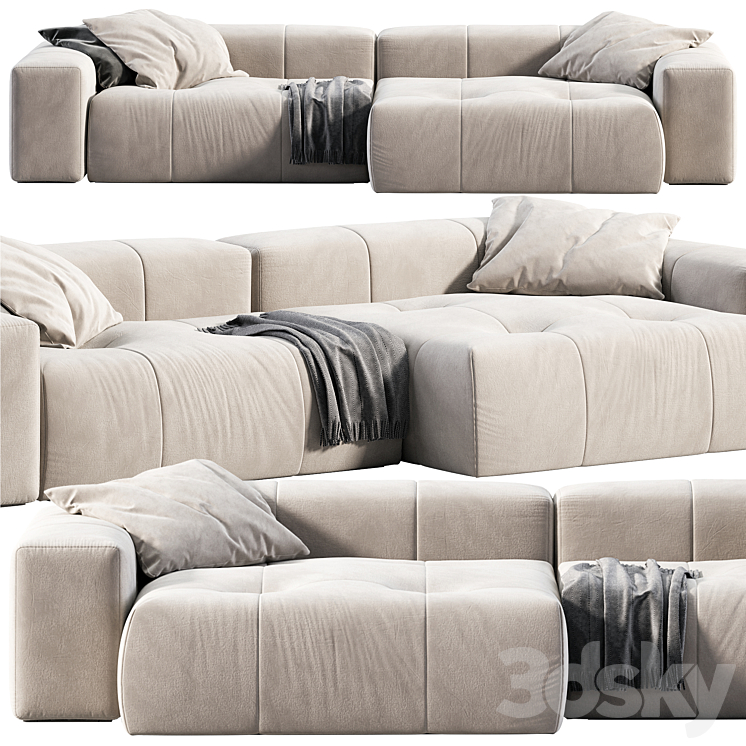 Pixel sofa by Saba 3DS Max Model - thumbnail 2