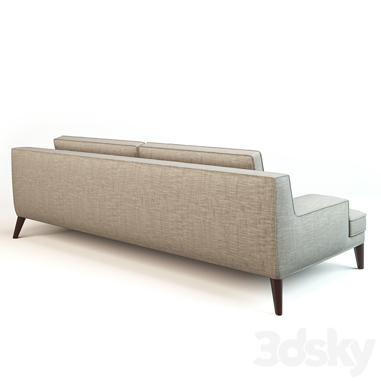 Playlist Loveseat Roche-Bobois 3DS Max Model - thumbnail 2