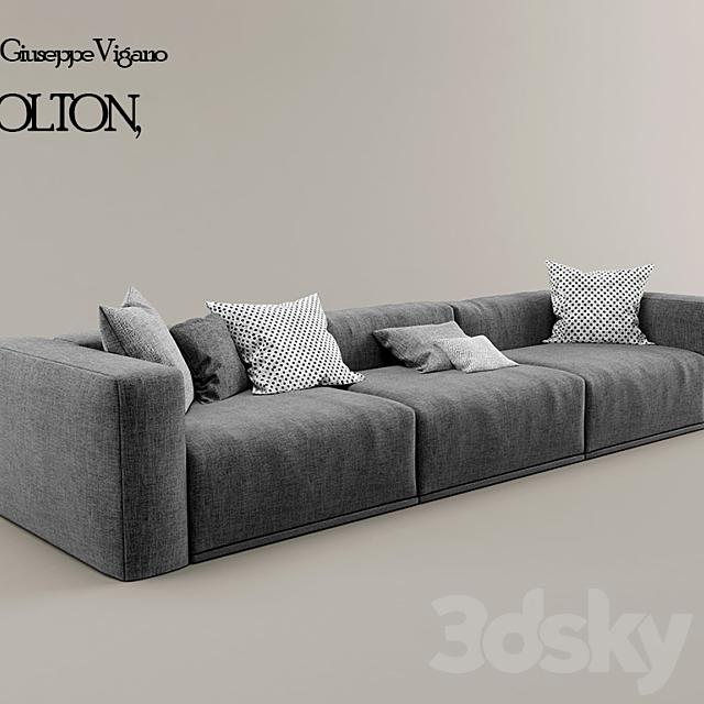 Poliform BOLTON 3DS Max Model - thumbnail 2