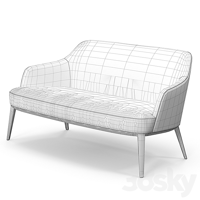 Poliform Jane sofa 3DSMax File - thumbnail 3