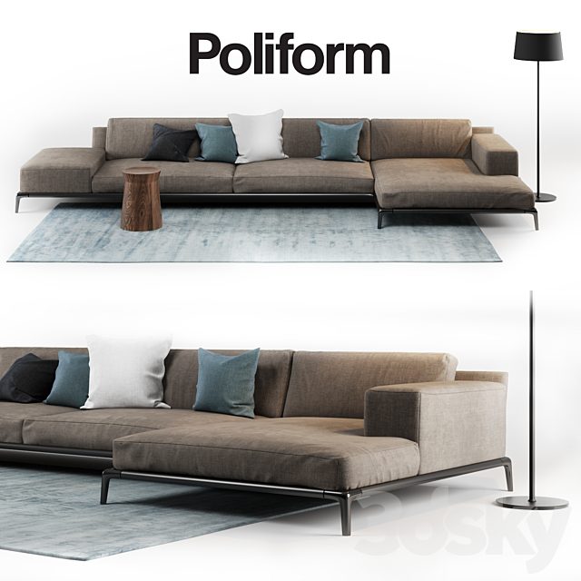 Poliform Park 3DSMax File - thumbnail 1