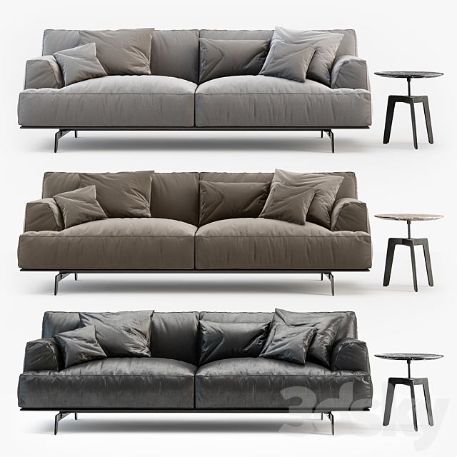 Poliform Tribeca sofa 3DSMax File - thumbnail 2