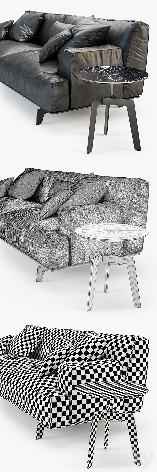 Poliform Tribeca sofa 3DSMax File - thumbnail 3