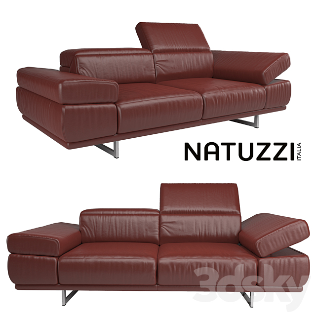 Preludio Sofa Natuzzi 3DSMax File - thumbnail 1