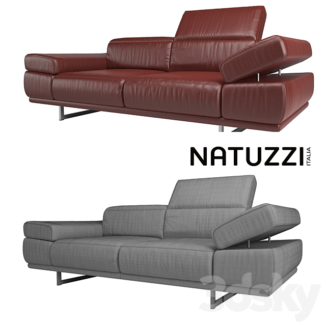 Preludio Sofa Natuzzi 3DSMax File - thumbnail 2