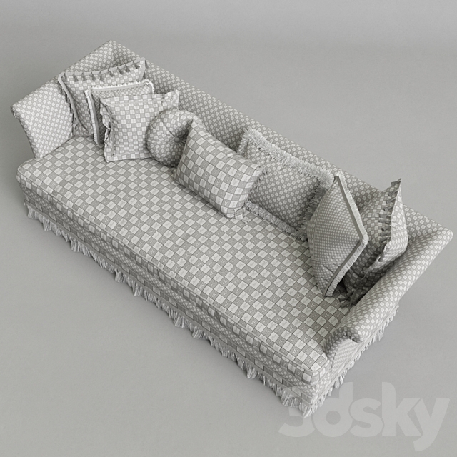 Provasi Dorian sofa PR1221-718 3DSMax File - thumbnail 2