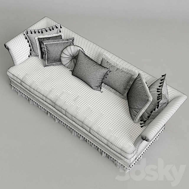 Provasi Dorian sofa PR1221-718 3DSMax File - thumbnail 3