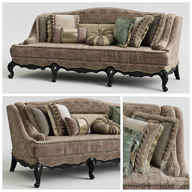 Provasi PR 1201-720 Darcy Sofa 3DSMax File - thumbnail 1