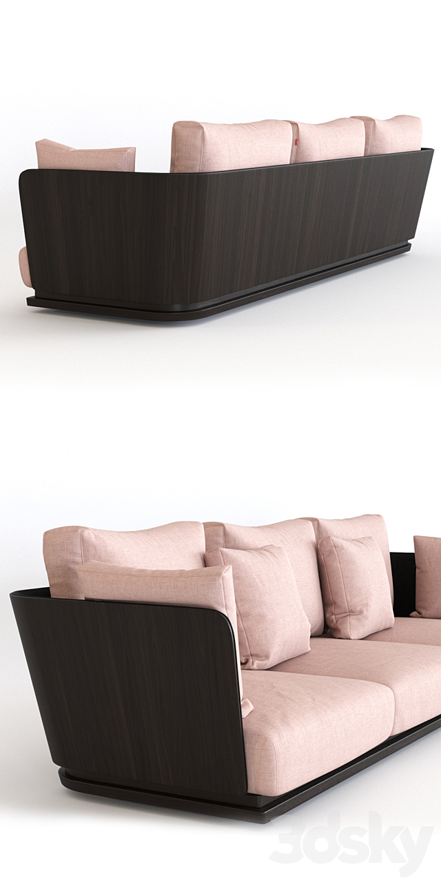 PUNT A. CORTESE | Sofa 3DS Max Model - thumbnail 2