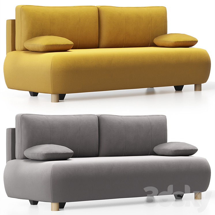 Railay sofa from divan.ru 3DS Max Model - thumbnail 1