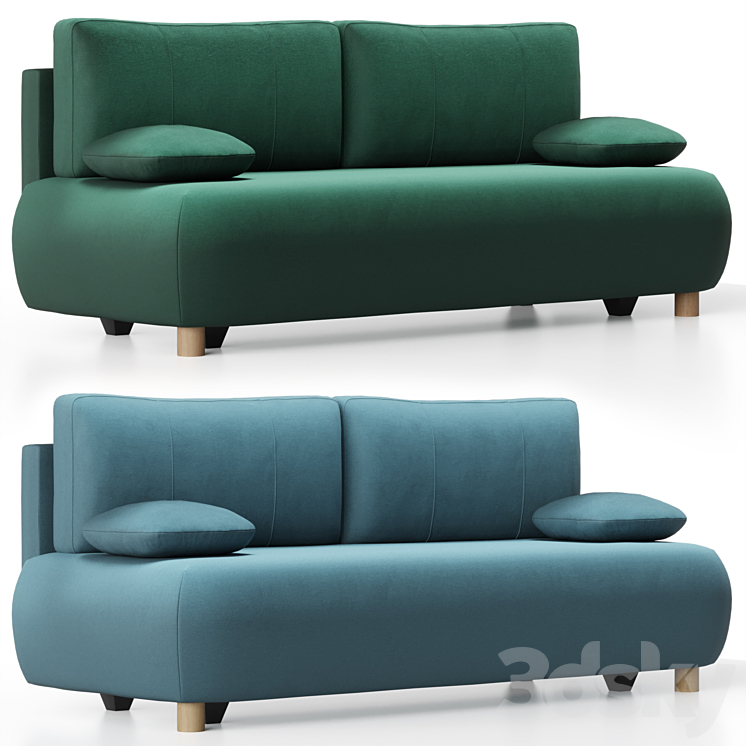 Railay sofa from divan.ru 3DS Max Model - thumbnail 2