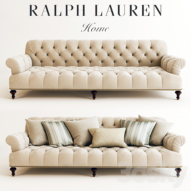 RALPH LAUREN INDIAN COVE LODGE SOFA 3DSMax File - thumbnail 1