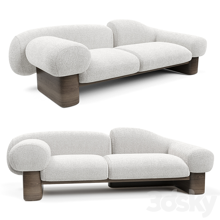 Raphael Navot The Overlay sofa 3DS Max Model - thumbnail 1