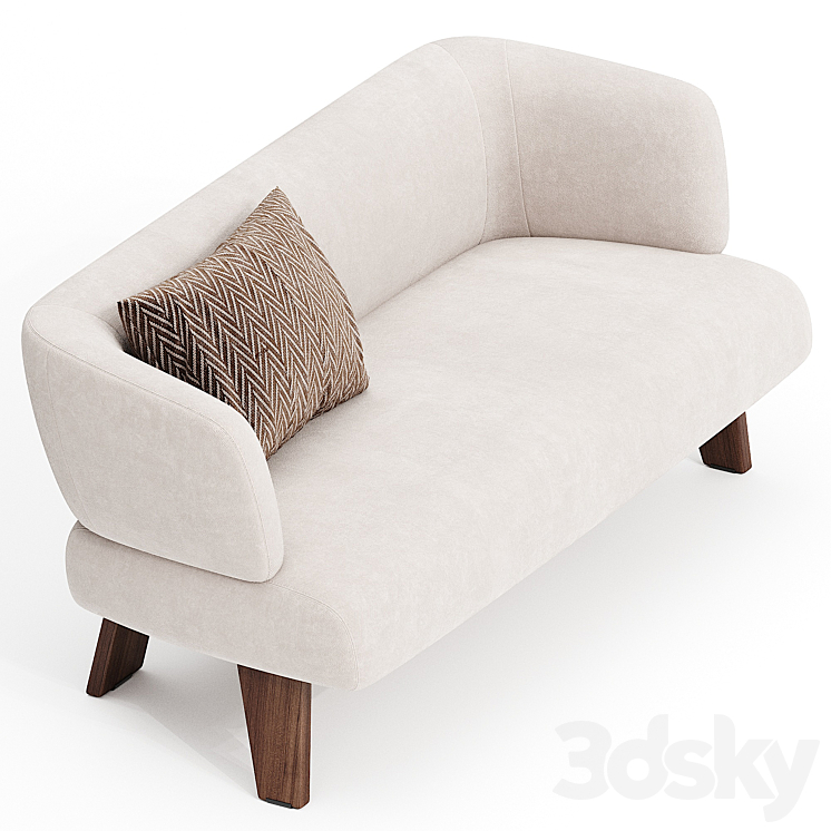 Reeves Sofa 3DS Max Model - thumbnail 2