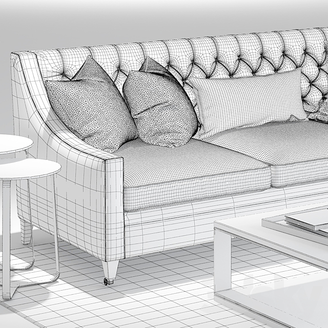 Renoir sofa_Hogarth_Elypsis table_Rugs_The sofa and chair company 3DSMax File - thumbnail 2