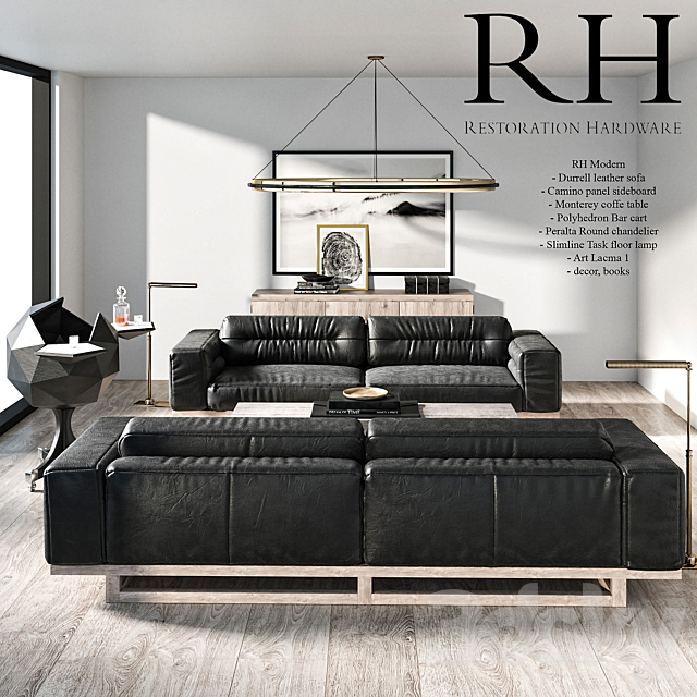 Restoration Hardware Modern 3DSMax File - thumbnail 1