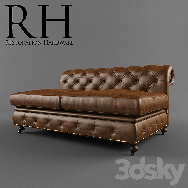 Restoration Hardware_60 “Kensington 3DSMax File - thumbnail 1