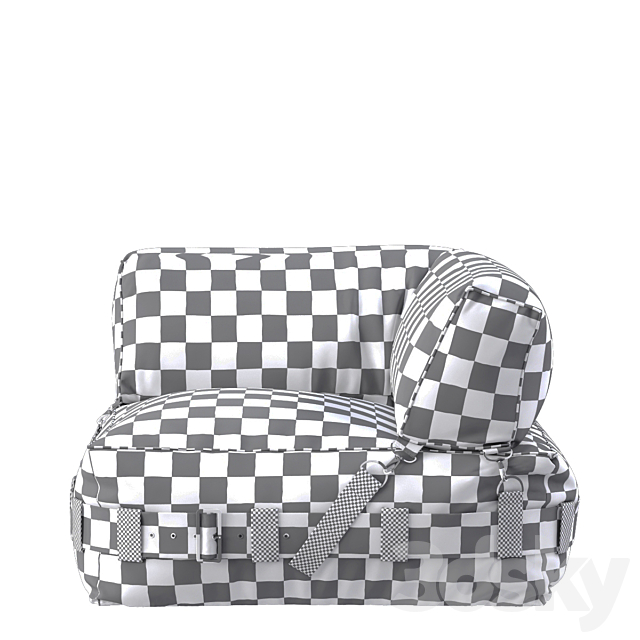 RH _ CARGO LOUNGE CORNER CHAIR 3DSMax File - thumbnail 3