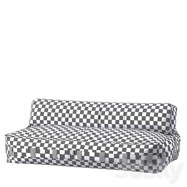 RH _ CARGO LOUNGE LOVESEAT 3DSMax File - thumbnail 3