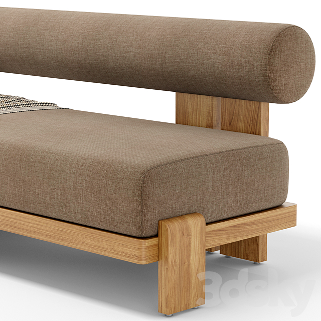 RH outdoor vigo sofa 3DS Max Model - thumbnail 4