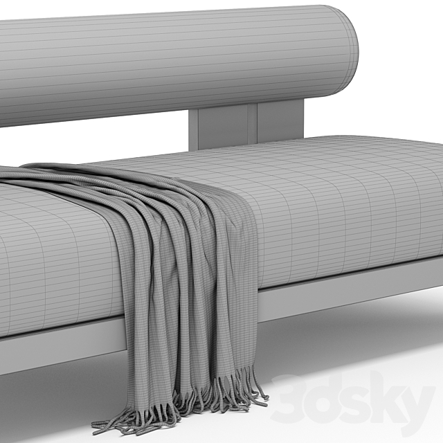 RH outdoor vigo sofa 3DS Max Model - thumbnail 6