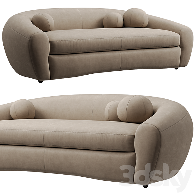 RH – Sylvain (Sofa leather) 3DSMax File - thumbnail 1