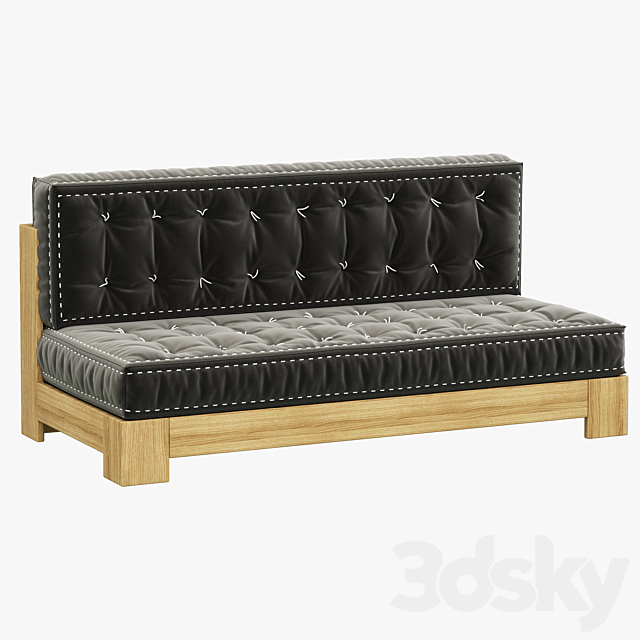 RH Teen Callum Loveseat 3DSMax File - thumbnail 1