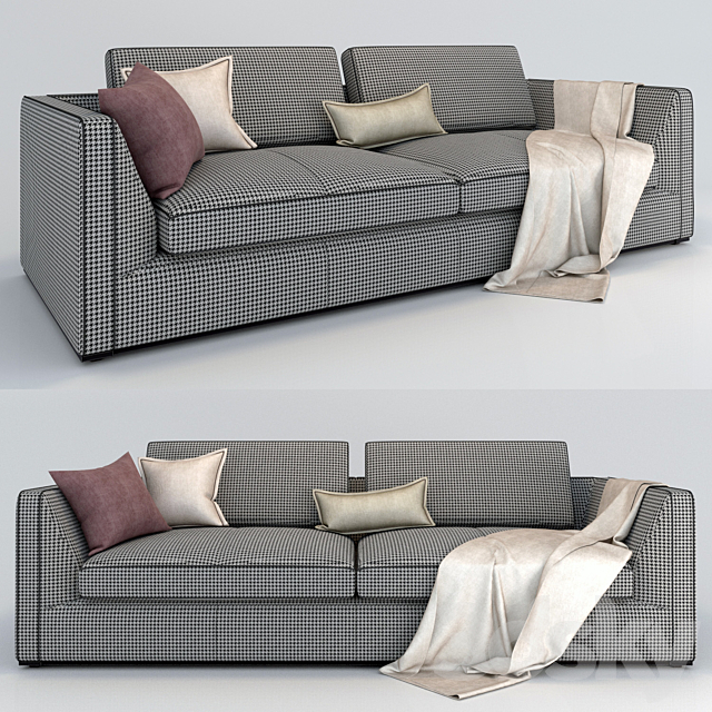 Richard sofa B & B 3DSMax File - thumbnail 1