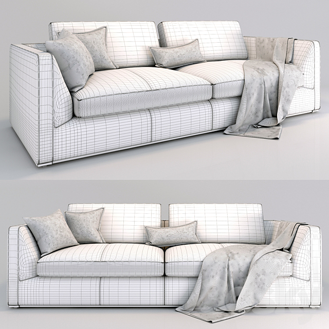 Richard sofa B & B 3DSMax File - thumbnail 2