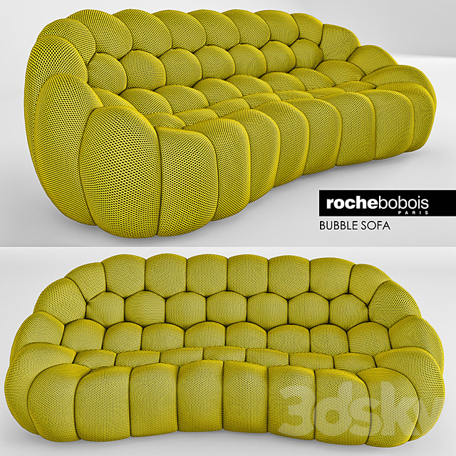 Roche Bobois Bubble sofa 3ds Max - thumbnail 1