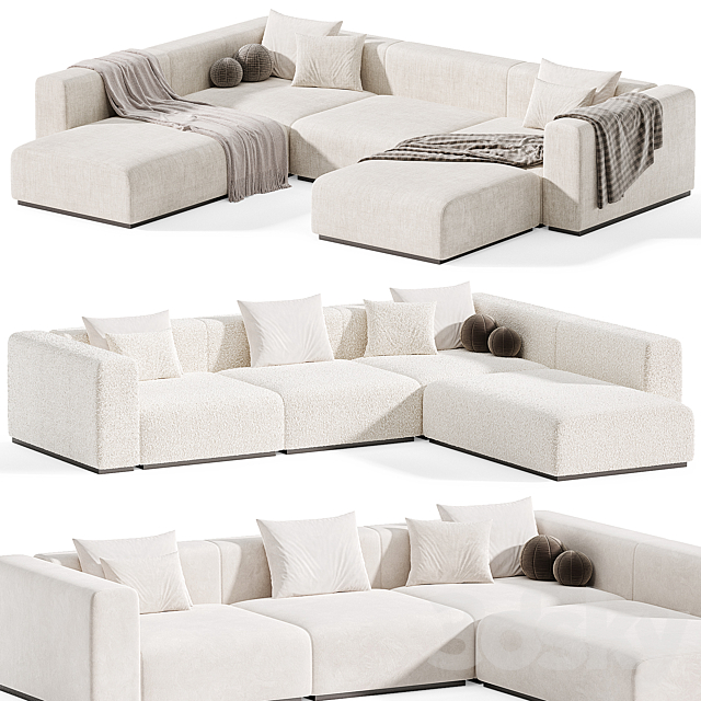 RONNY SOFA Modular sofa By Kalibroom 3DS Max Model - thumbnail 4