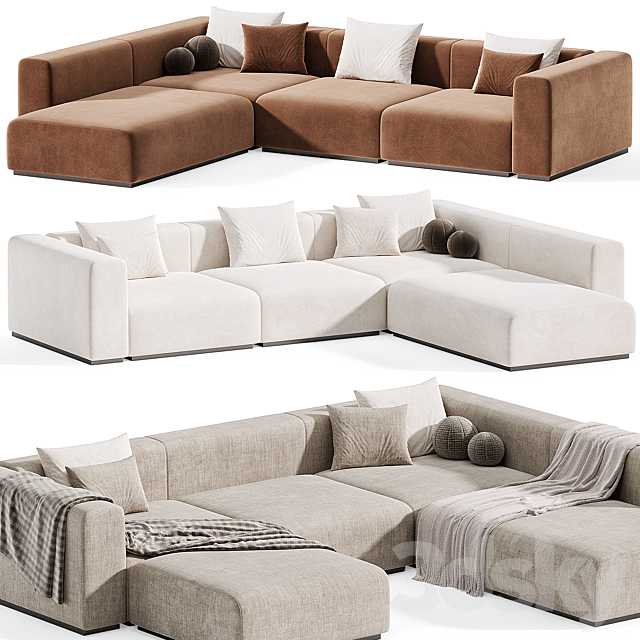 RONNY SOFA Modular sofa By Kalibroom 3DS Max Model - thumbnail 5