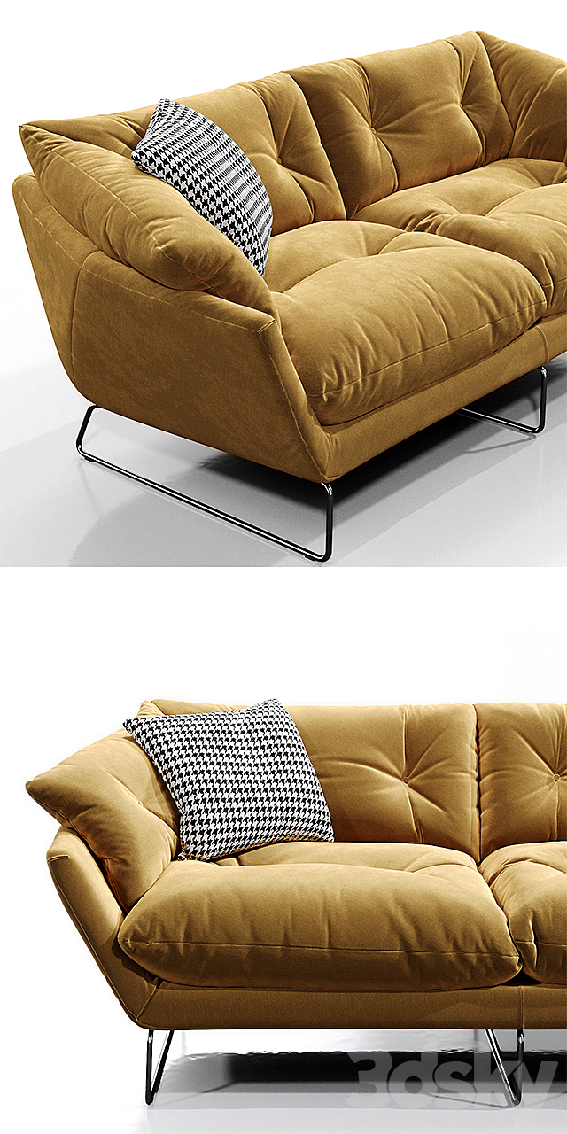 Saba Italia New York Suite Sofa 3DSMax File - thumbnail 2