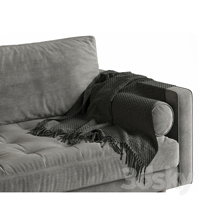 Scott 3 Seater Sofa 3DSMax File - thumbnail 2