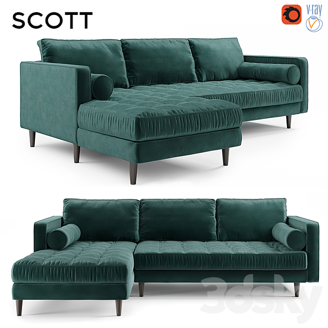 Scott 4 Seater 3DSMax File - thumbnail 1