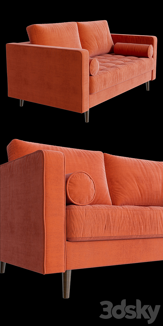 Scott Sofa 3DSMax File - thumbnail 2