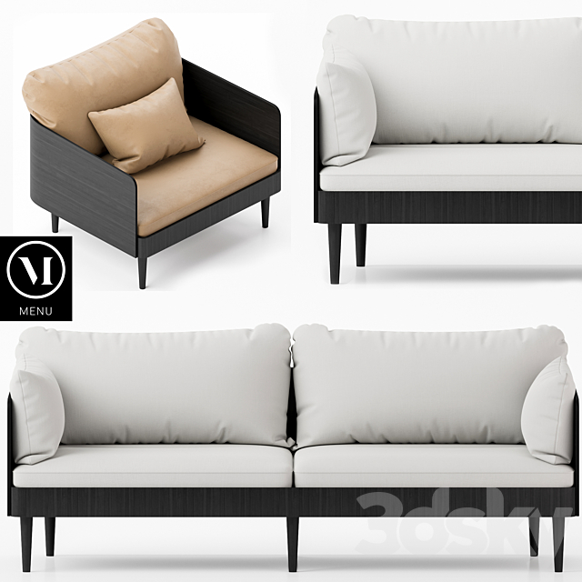 Septembre Sofa by MENU 3DSMax File - thumbnail 1