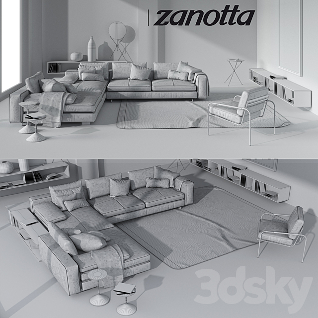 Set of Zanotta 3DSMax File - thumbnail 3