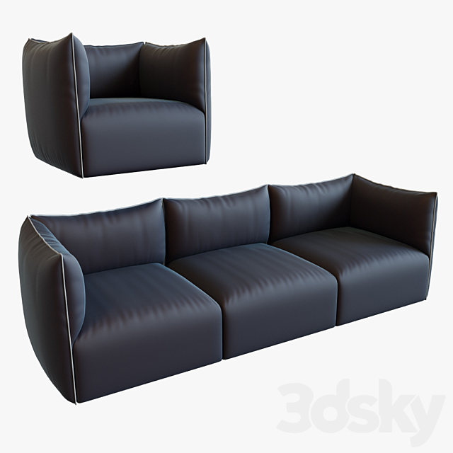 settanta sofa 3DSMax File - thumbnail 1