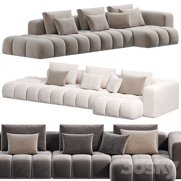 SHAMARA SOFA by nohohome 2 sofas 3DS Max Model - thumbnail 1