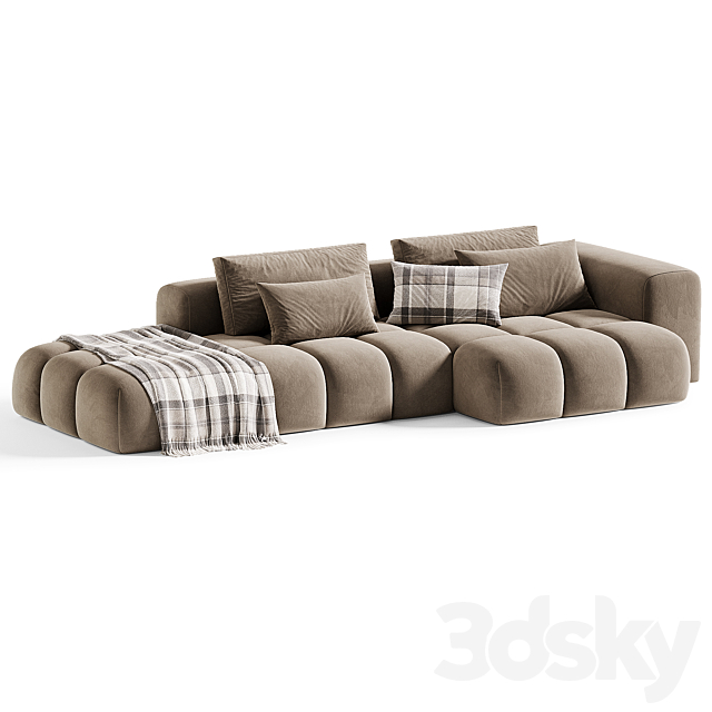 Shamara Sofa Modern 3ds Max - thumbnail 2