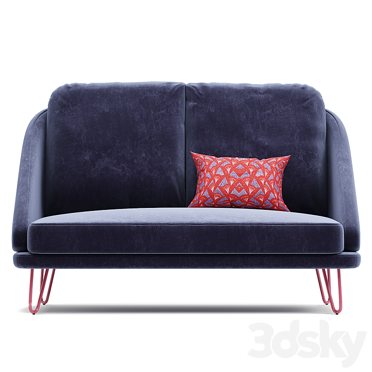 Sofa 3DS Max Model - thumbnail 2