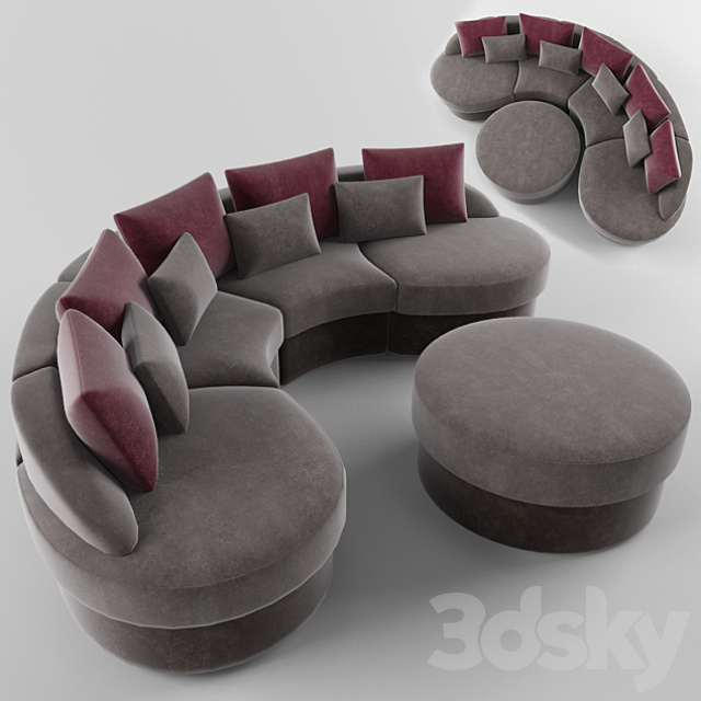 sofa 3ds Max - thumbnail 1