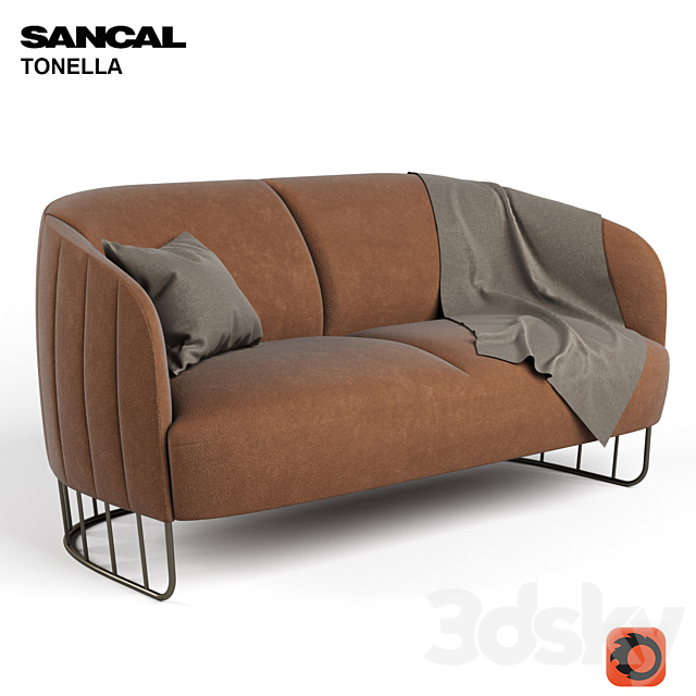 Sofa 3ds Max - thumbnail 1