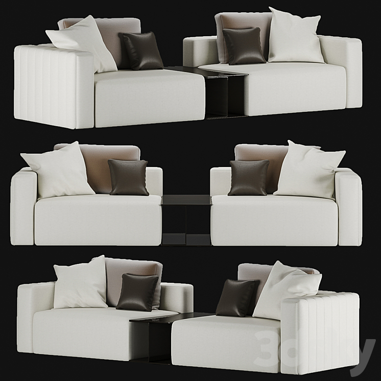 Sofa 3DS Max - thumbnail 1