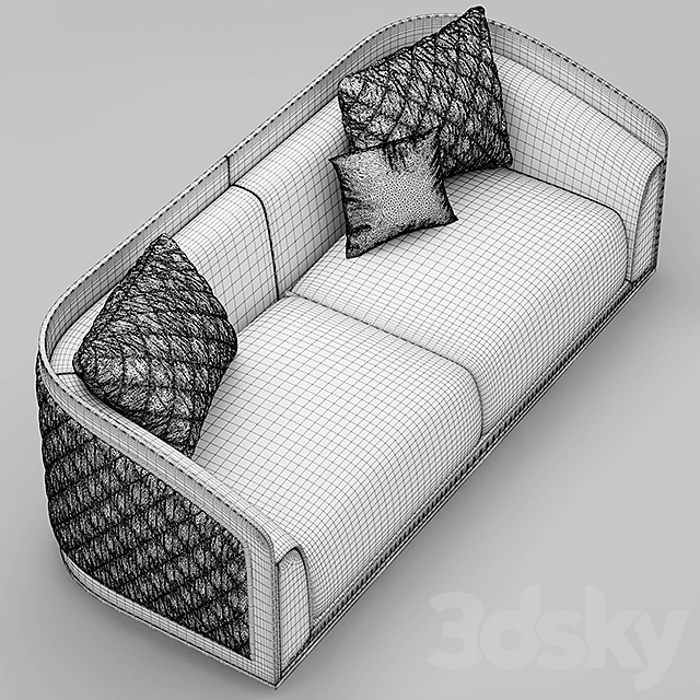 Sofa 3DS Max Model - thumbnail 3